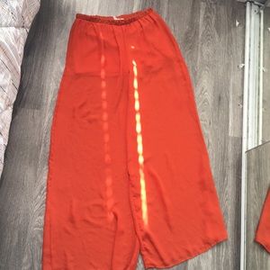 Burnt orange pants